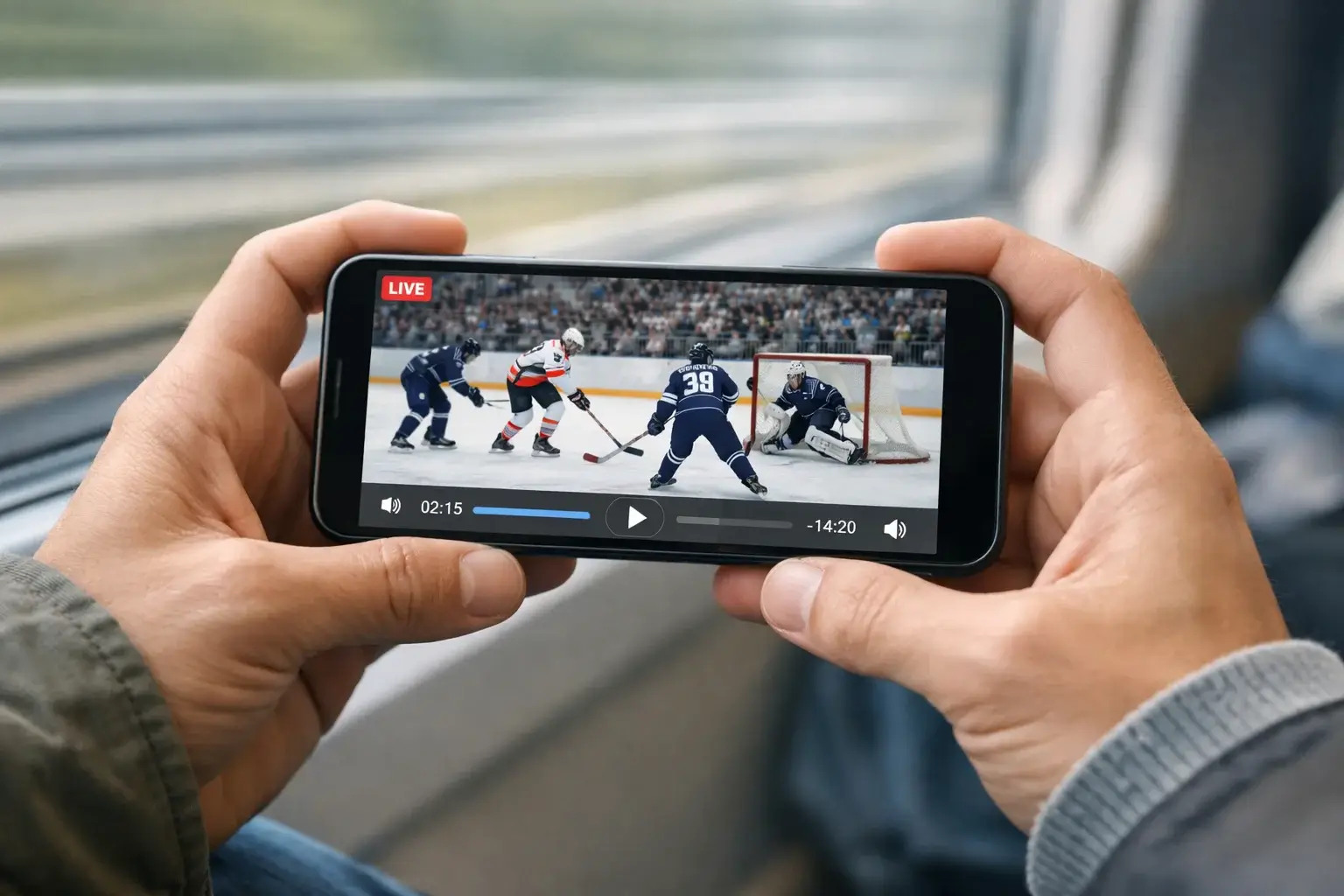 Mobil streaming apps til ishockey VM 2025